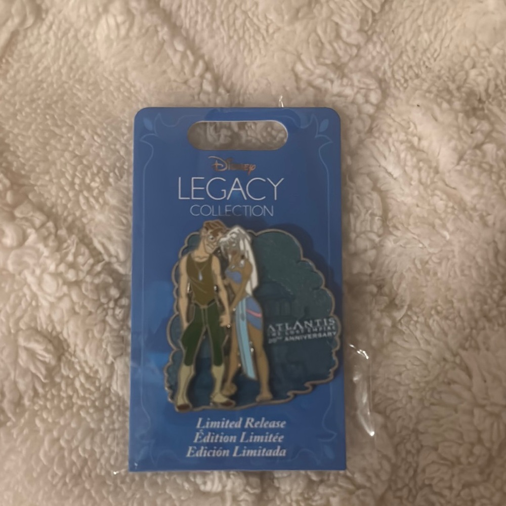 Disney Legacy Collection Atlantis Pin - Blue and Brown